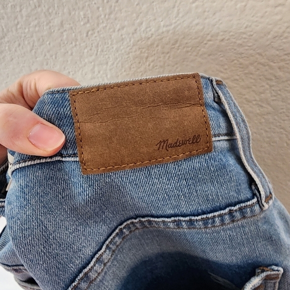 Madewell Danby Wash The Perfect Vintage Straight Distressed Jeans 24 - Picture 6 of 9